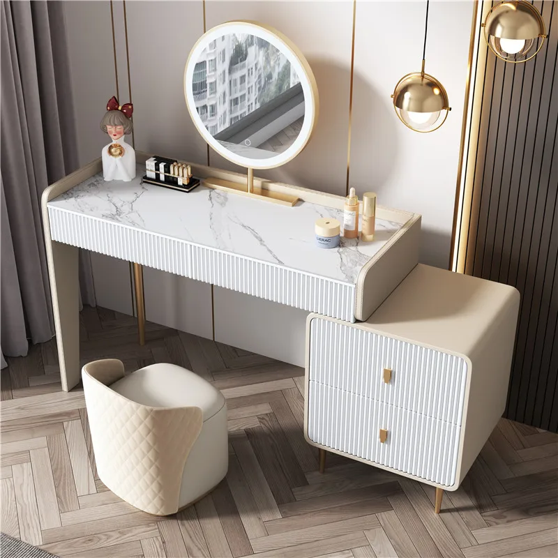 Desk Makeup Table Drawers Mirr - Beauty Without Makeup 评论和价格