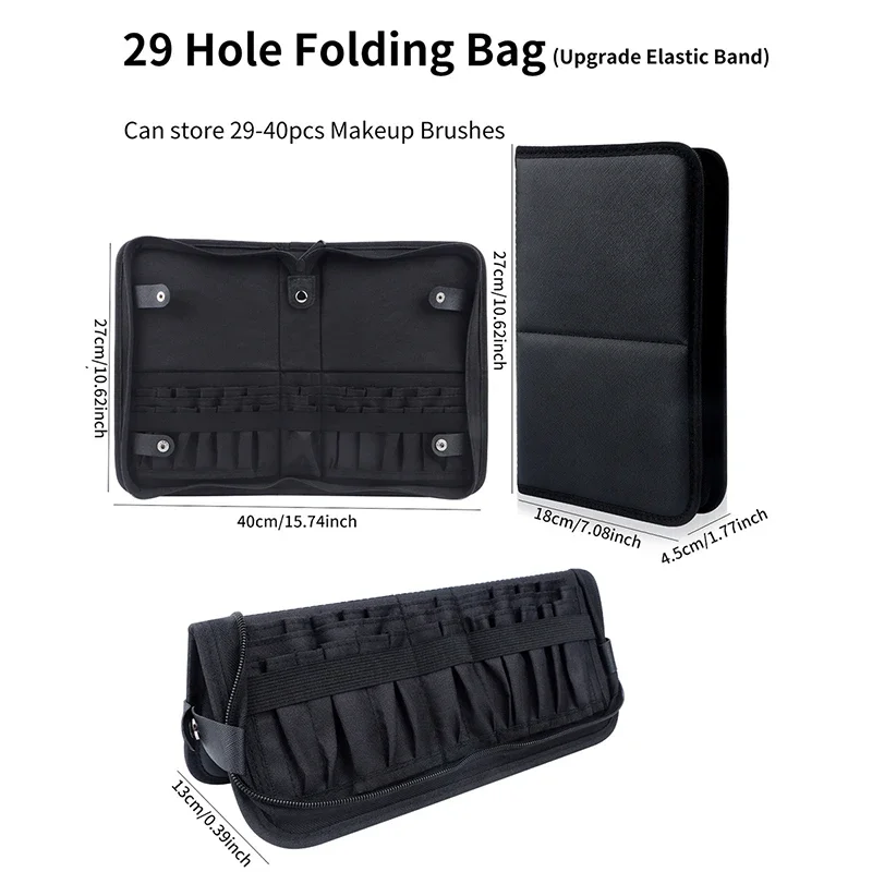 29/23 Holes Foldable Makeup Br - Beauty Makeup Women 评论和价格
