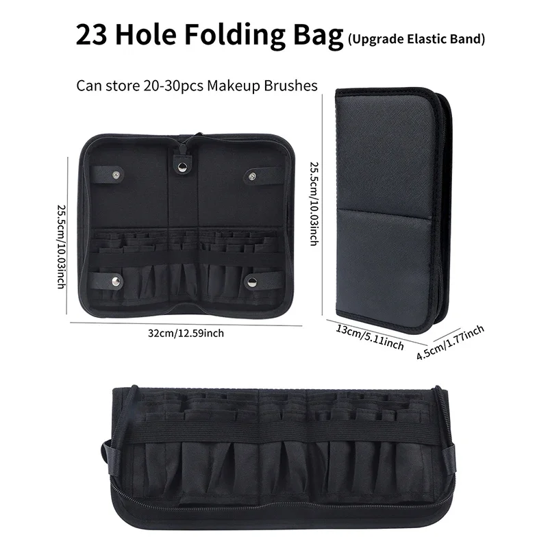 29/23 Holes Foldable Makeup Br - Beauty Makeup Women 评论和价格